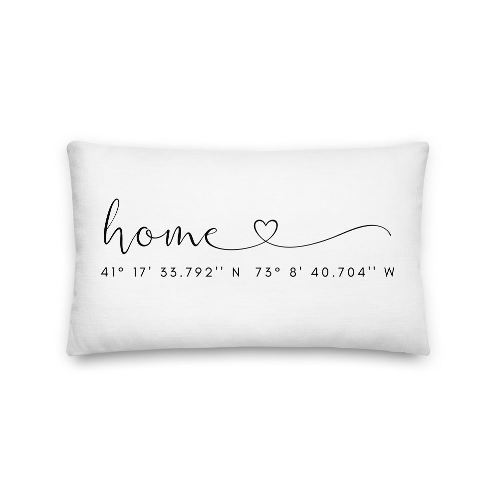 Home Coordinates Pillow