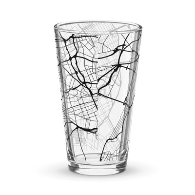 Custom City Map Pint Glass