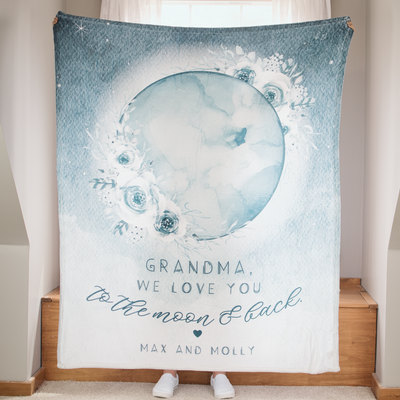 Love You To The Moon & Back Blanket