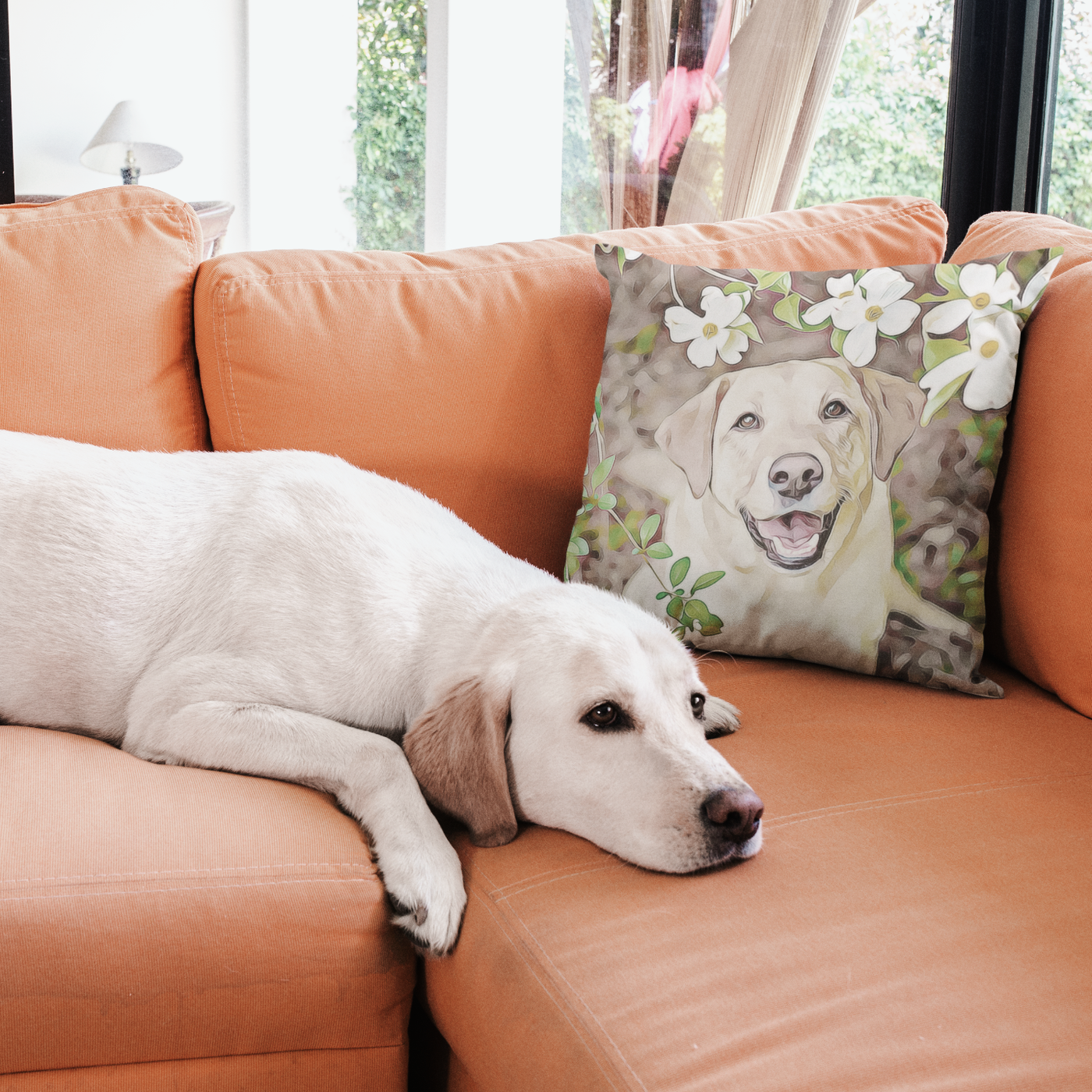 Pet Portrait Pillow